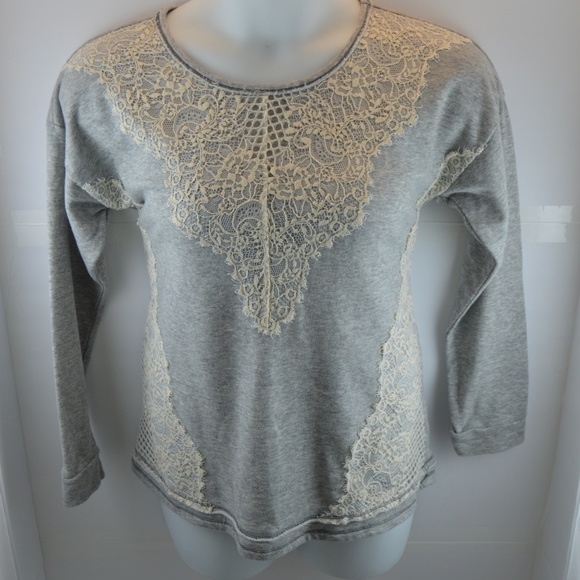 🔴 Rewind  Lace Design Sweatshirt - Picture 2 of 8